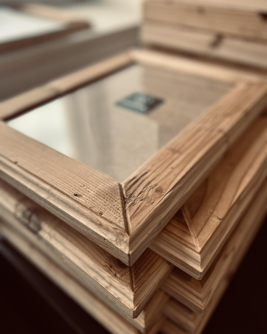 Gestapelte Rahmen – Ecke/Gehrung