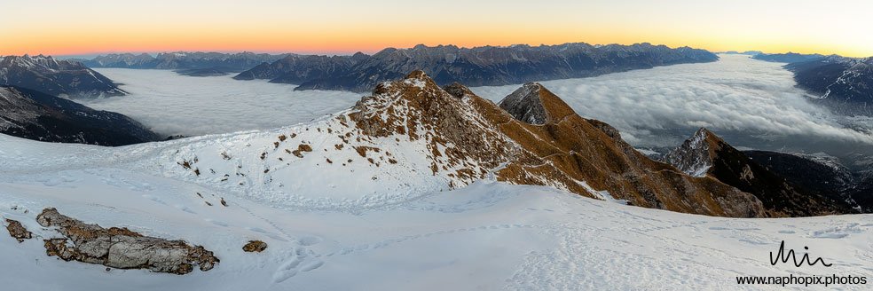 Panorama über das Inntal